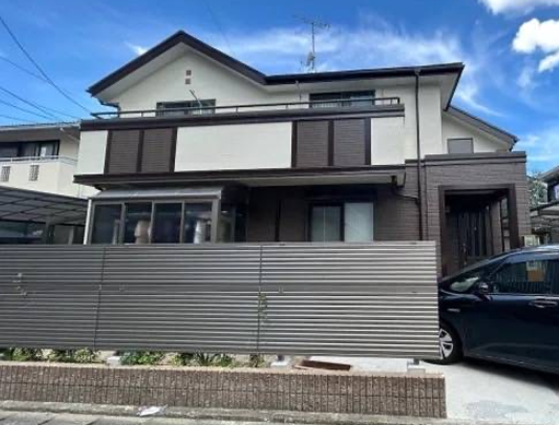 ラジカル制御シリコンで仕上げた外壁の施工事例